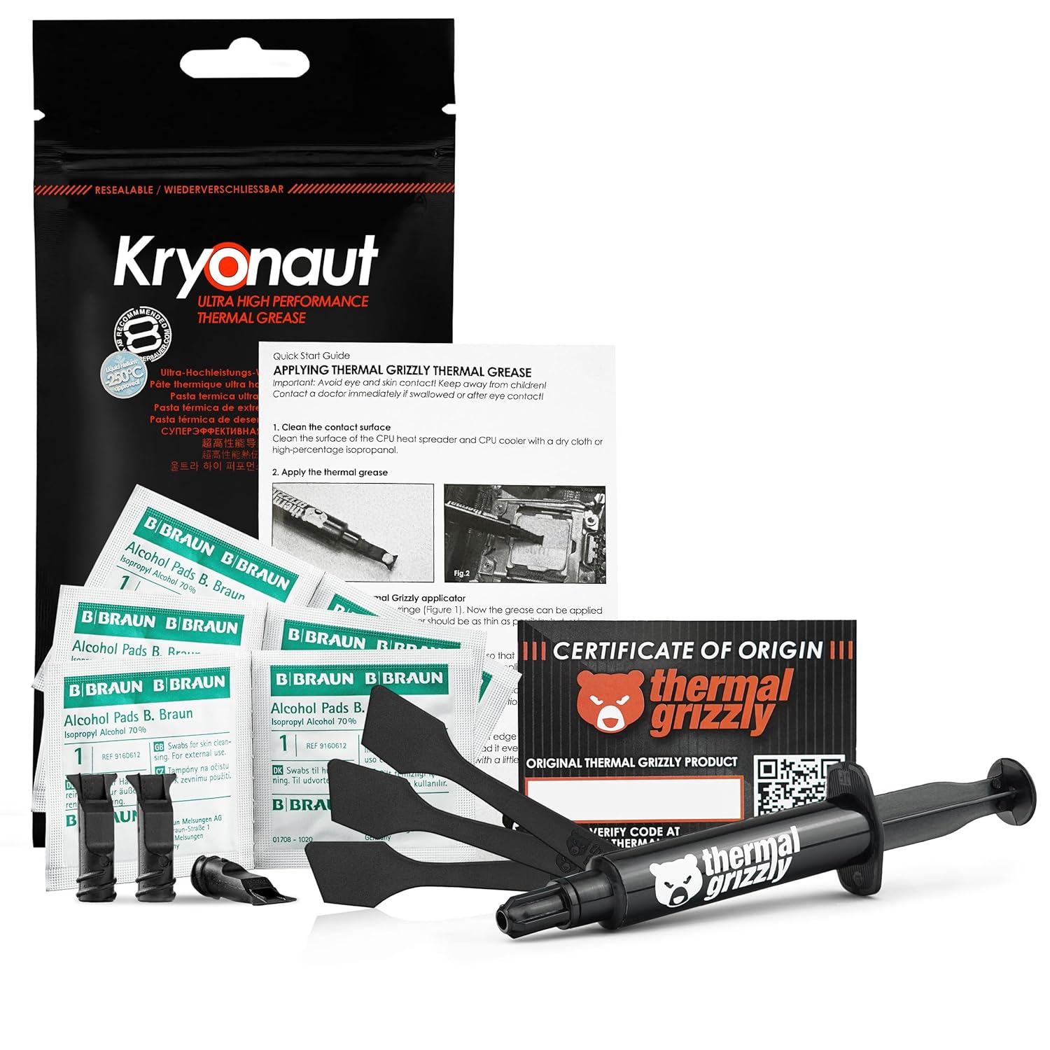 Thermal Grizzly Kryonaut Thermal Paste for Overclocking Needs