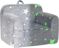 Kids Ultra-Soft Snuggle Foam Filled Chair - Cozy Sherpa Reading Couch