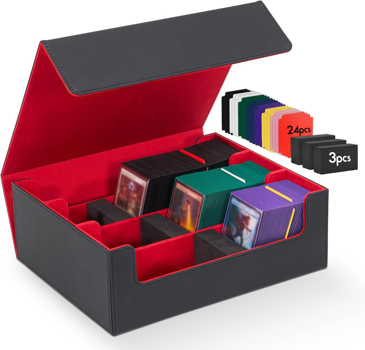Trading Card Storage Box 1800+ for MTG YuGiOh and More