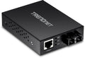 100Base-T to 100Base-FX Multi-Mode SC Fiber Converter - Compact