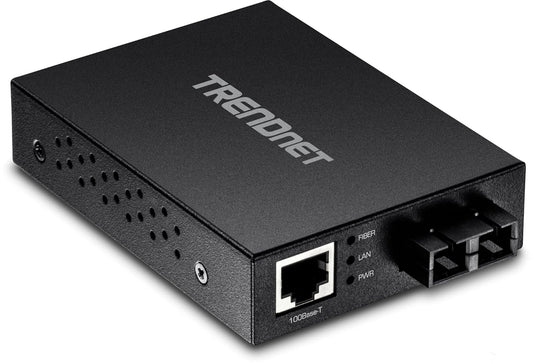 TRENDnet 100 Base-T to 100 Base-FX Fiber Converter for Networking