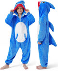 Kids Shark Onesie Costume for Halloween Fun and Cozy Wear