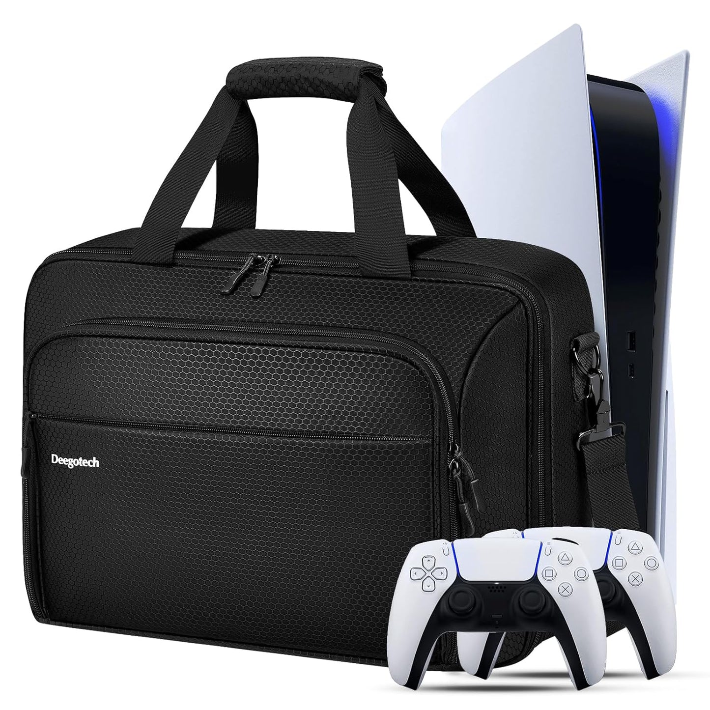 Deegotech Carrying Case for PS5 Pro Slim - Travel Bag Storage