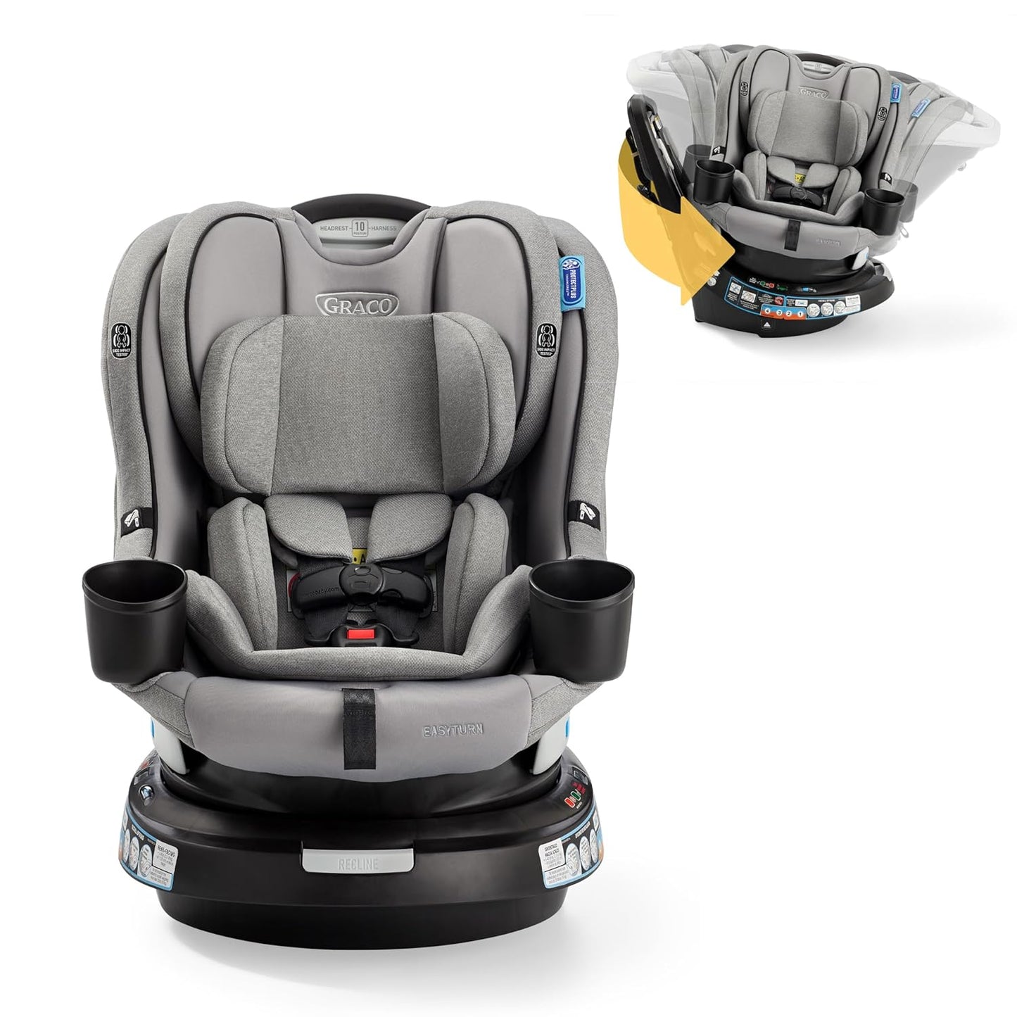 Graco EasyTurn 360 Convertible Car Seat for Infants and Toddlers