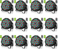 HOLDLAMP Rechargeable Par Lights 36W RGB Battery Powered 12 Pack