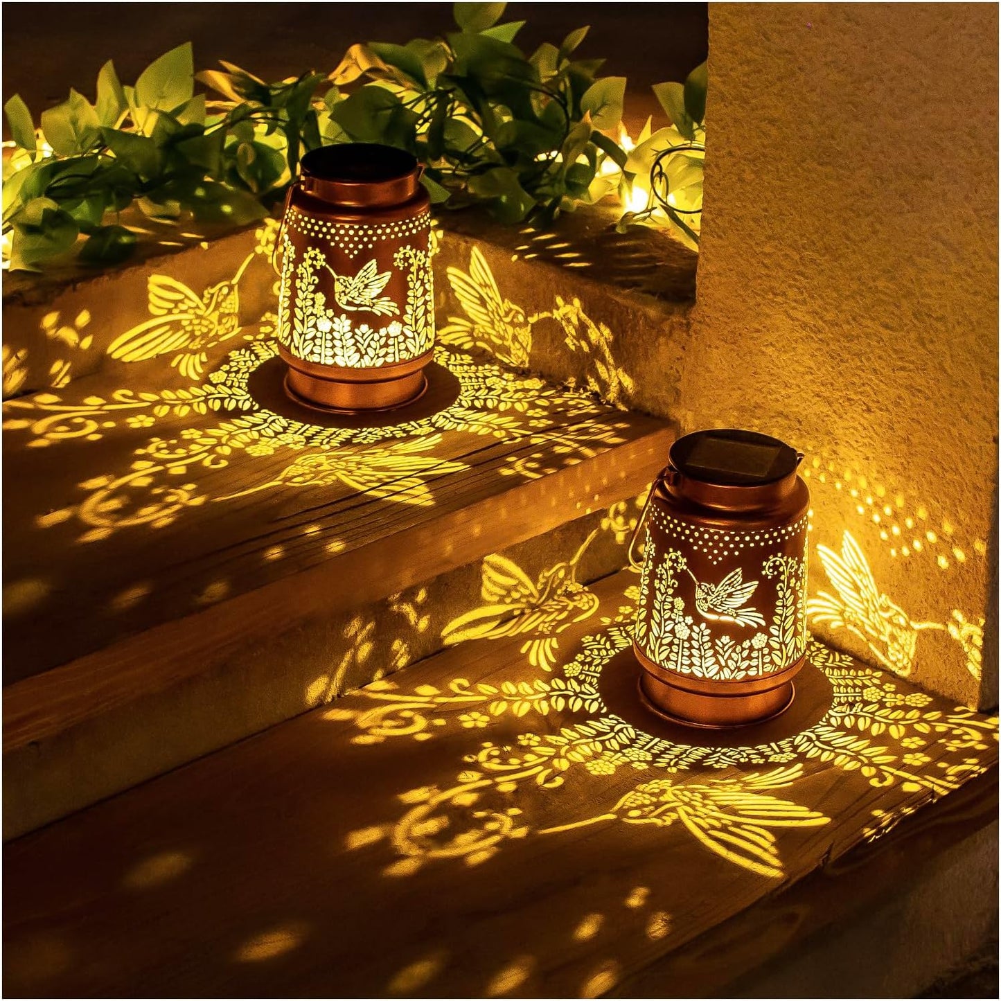 Hummingbird Solar Lanterns - Unique Outdoor Garden Decor
