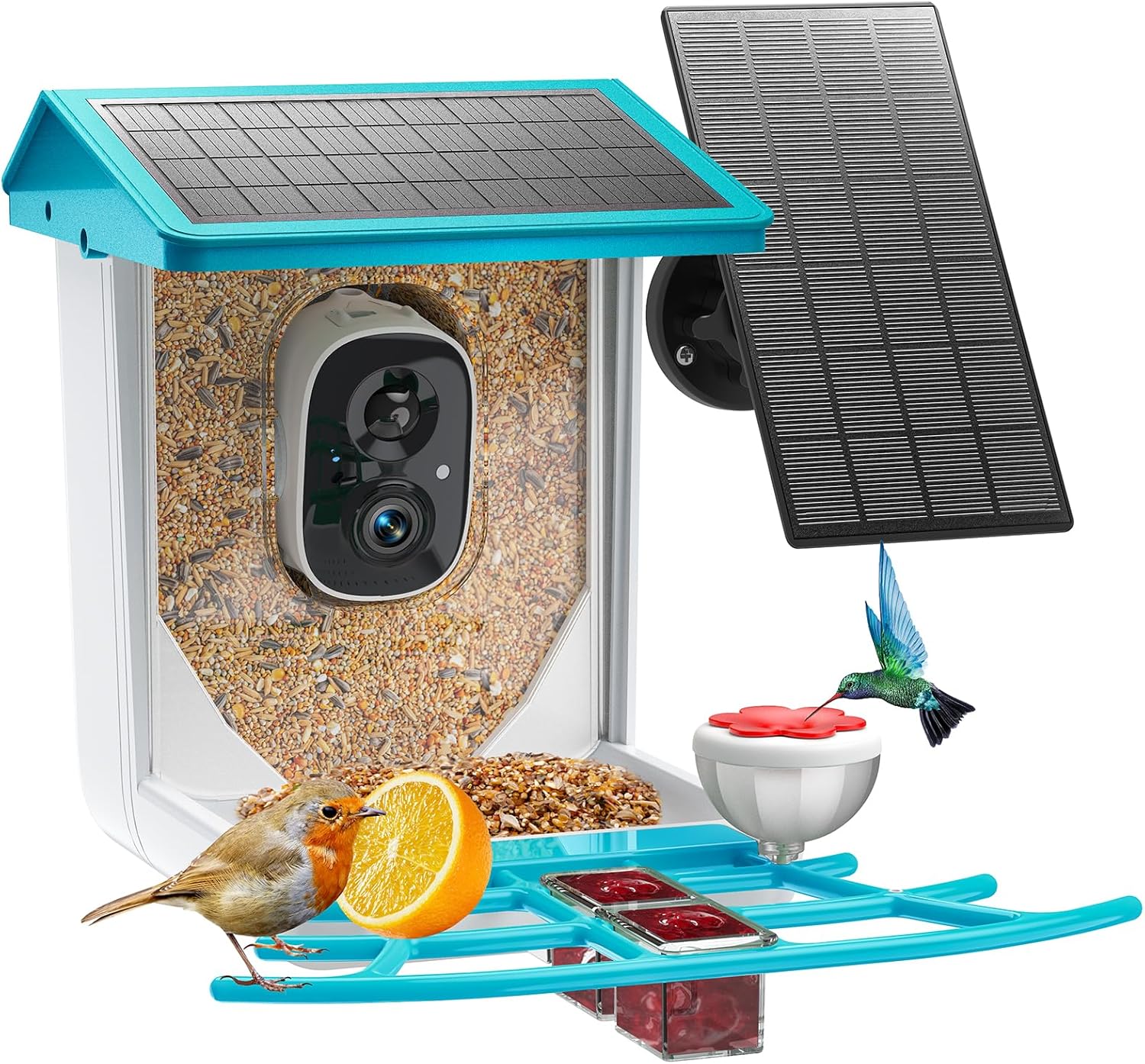 MaxiViz Smart Bird Feeder Cam: Identify, Capture, Watch!