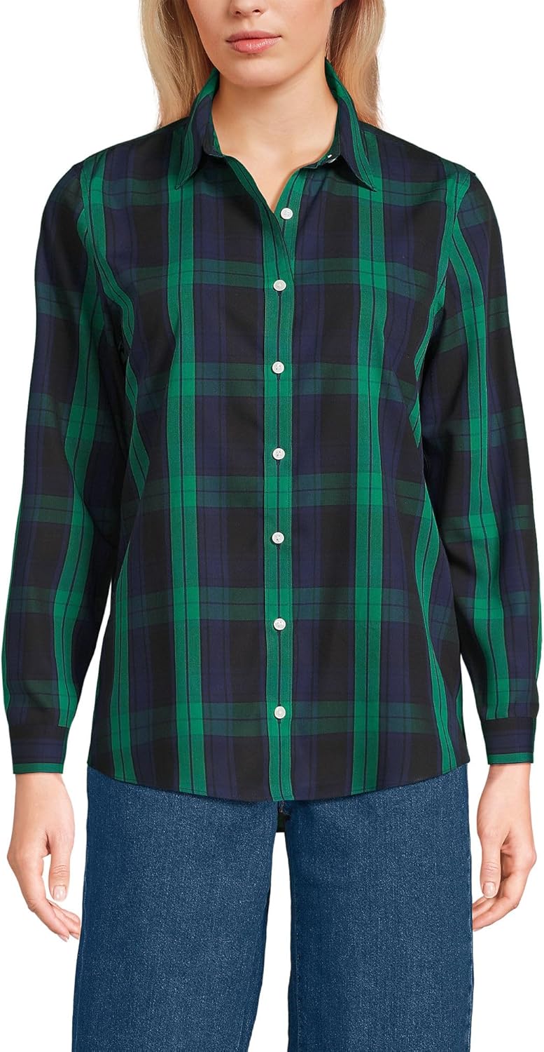 Lands' End Women's Pinwale Cord Long Sleeve Shirt Review