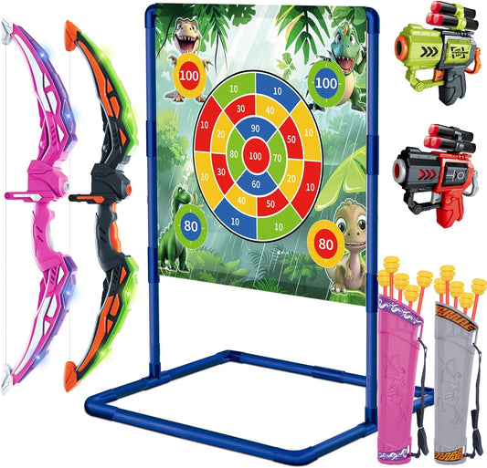 Light-Up 4-in-1 Archery Set for Kids!