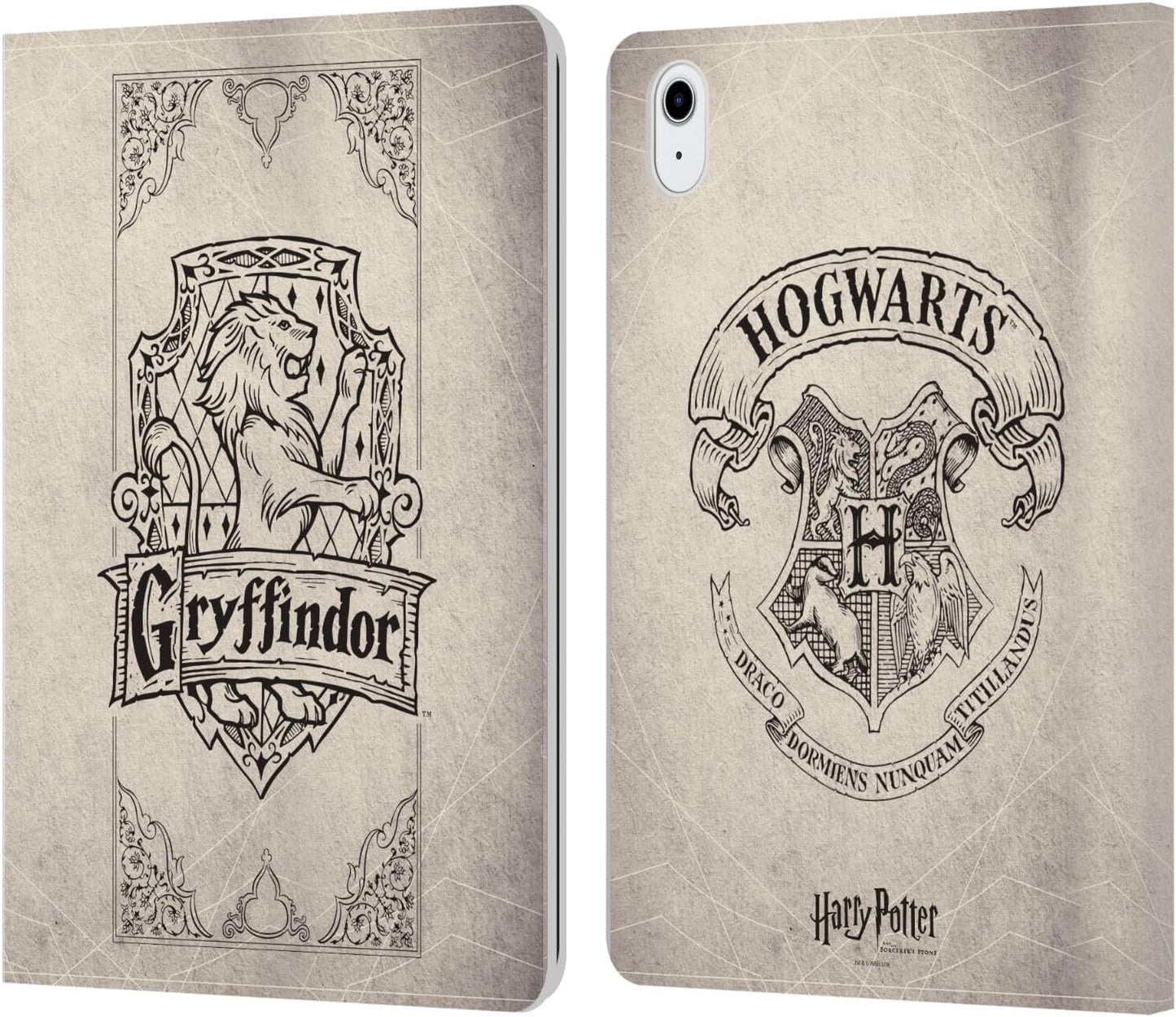 Harry Potter Gryffindor Parchment Leather Wallet Case for iPad