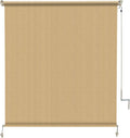 Outdoor Roller Shades 6ft x 8ft - Cordless Exterior Patio Shade