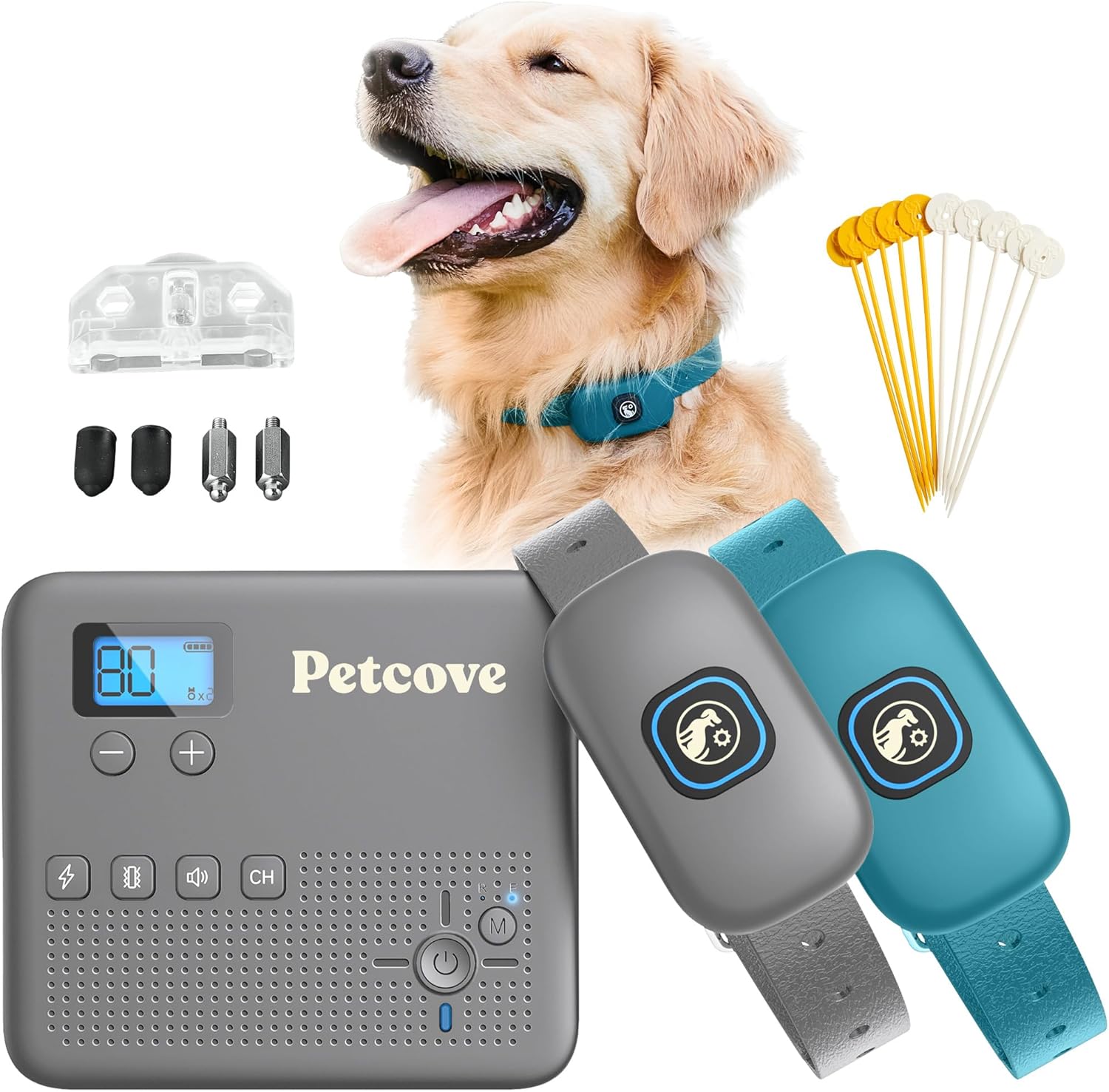 Wireless Dog Fence System with Remote Training Collar for Dogs