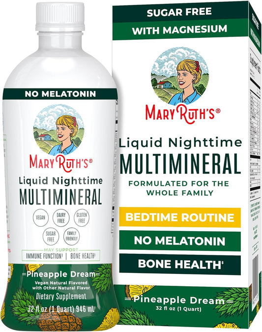 Liquid Nighttime Multimineral for Restful Sleep and Wellness