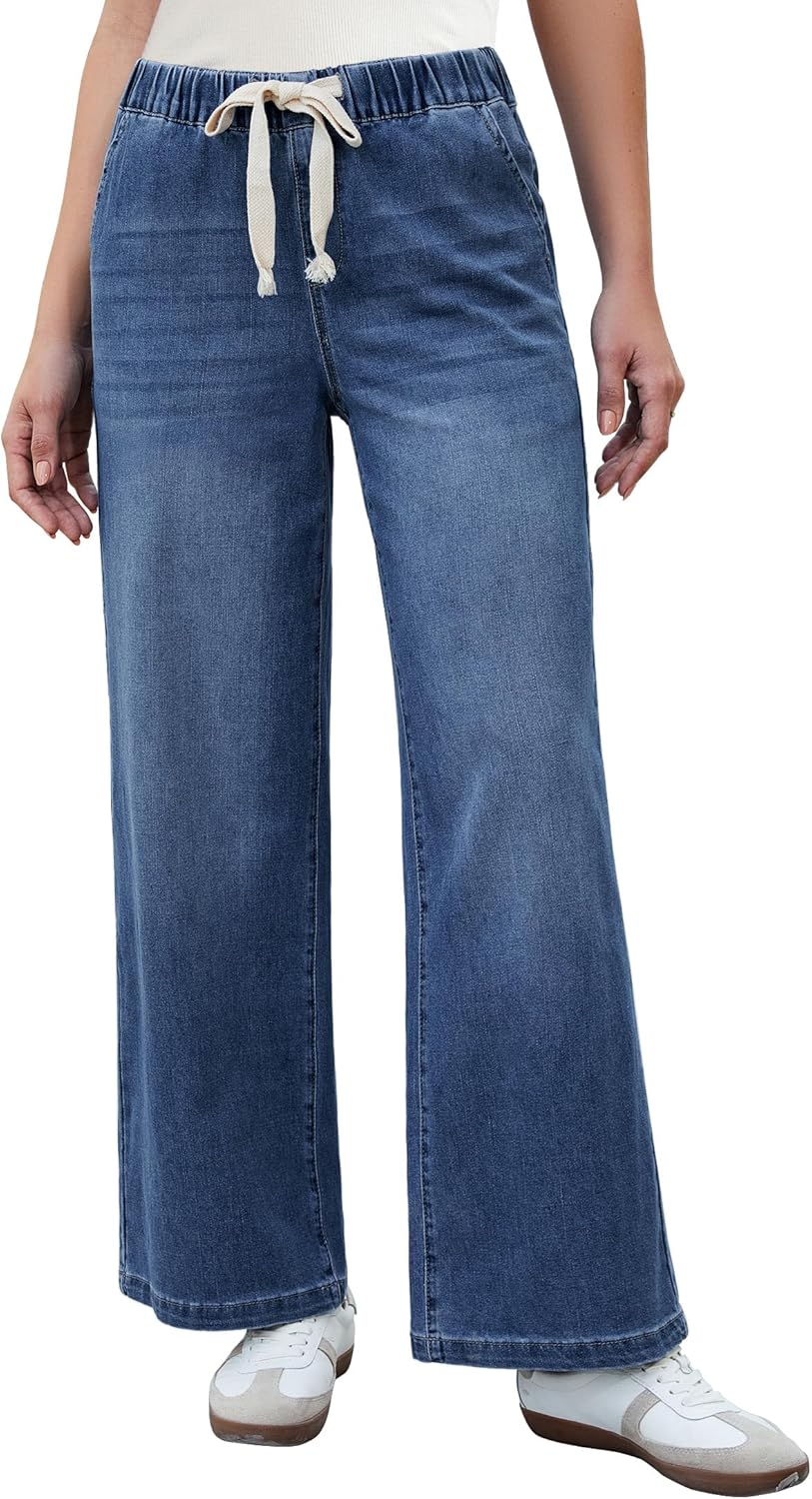 Luvamia Wide Leg Jeans for Women - High Waisted and Trendy