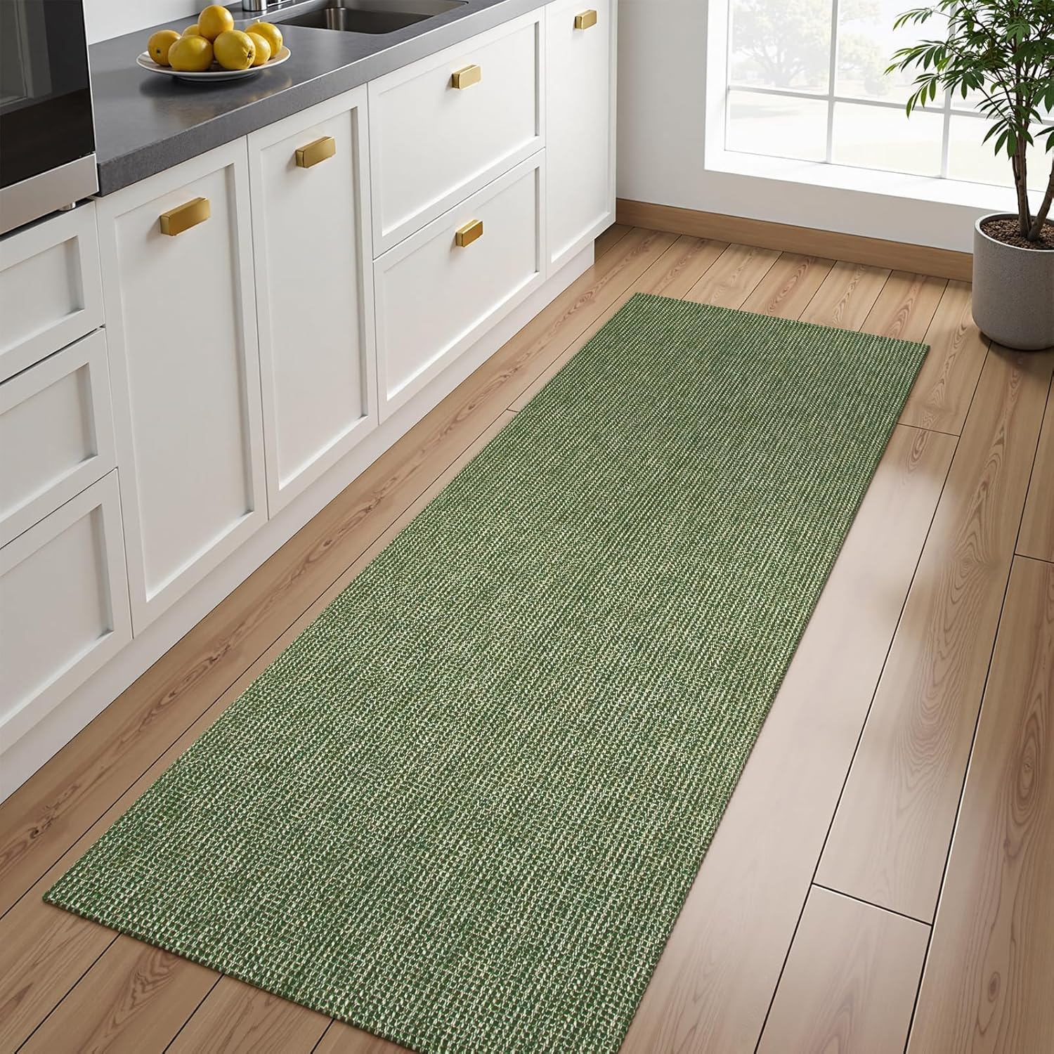 Uphome Kitchen Runner Rug - Stylish Non Slip Boho Design