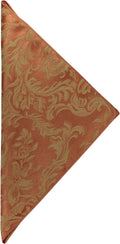 Black Damask Cloth Napkins 17in x 17in Set of 60 - Washable Polycotton