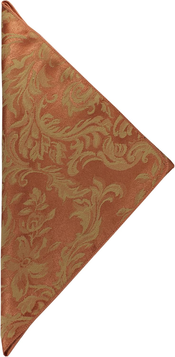 Ultimate Textile Miranda Damask Sienna Cloth Napkins for Events