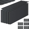 Metal Roof Panels 25 Pcs Galvanized Steel Roofing Panels - Durable