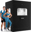 2 Person Sauna Extra Large Portable Steam Tent - Spacious Home Sauna