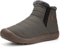 Snow Boots for Women and Men - Fur Lined Water Resistant Ankle Booties