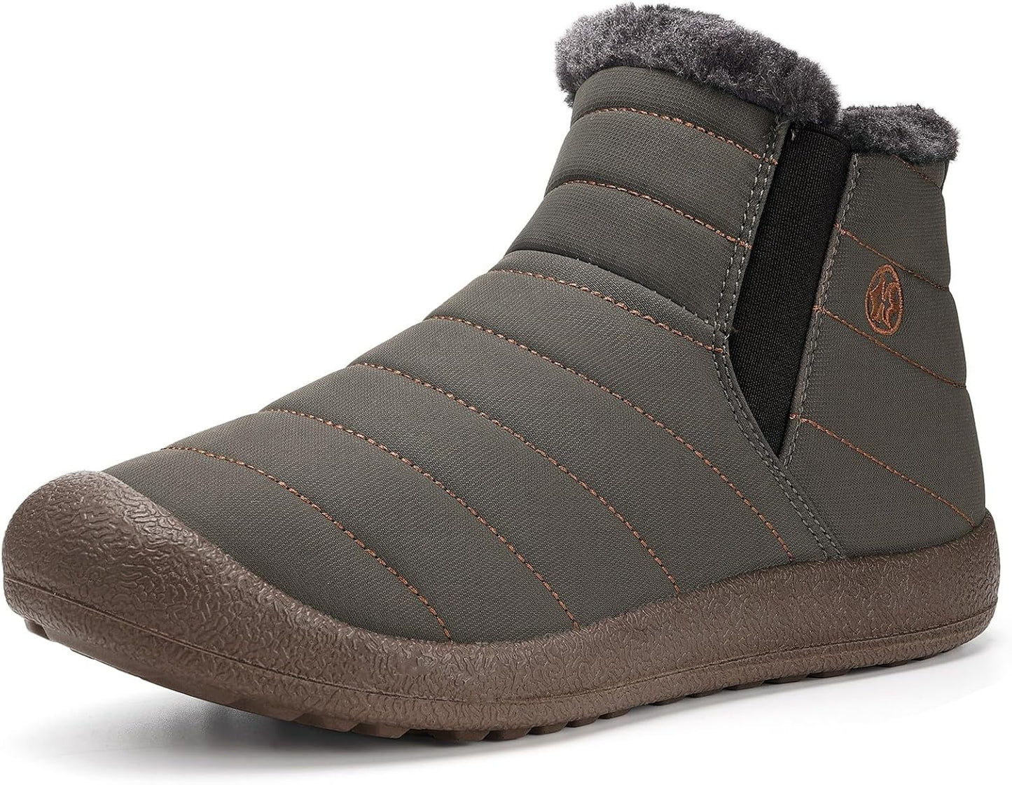 Womens Mens Snow Boots Winter Shoes Slip On Ankle Booties