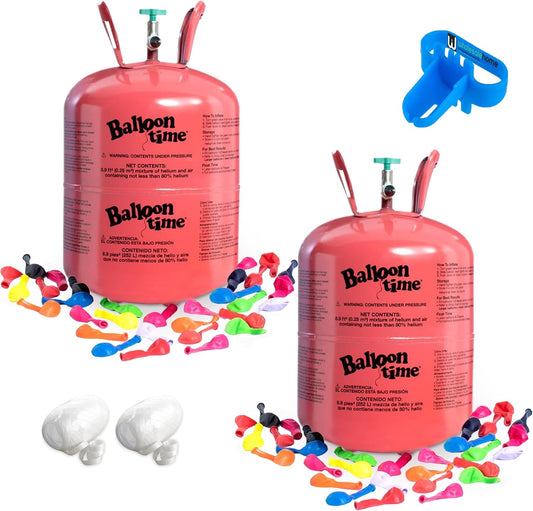 Helium Tank for Balloons At Home - 14.9 Cu Ft Pump Kit