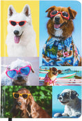 Cool Dog A5 Lined Journal - Durable Hardcover Notebook