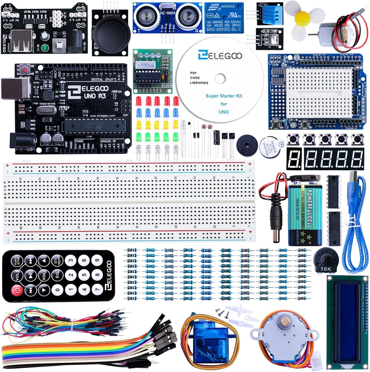 ELEGOO UNO Project Super Starter Kit for Beginners Learning