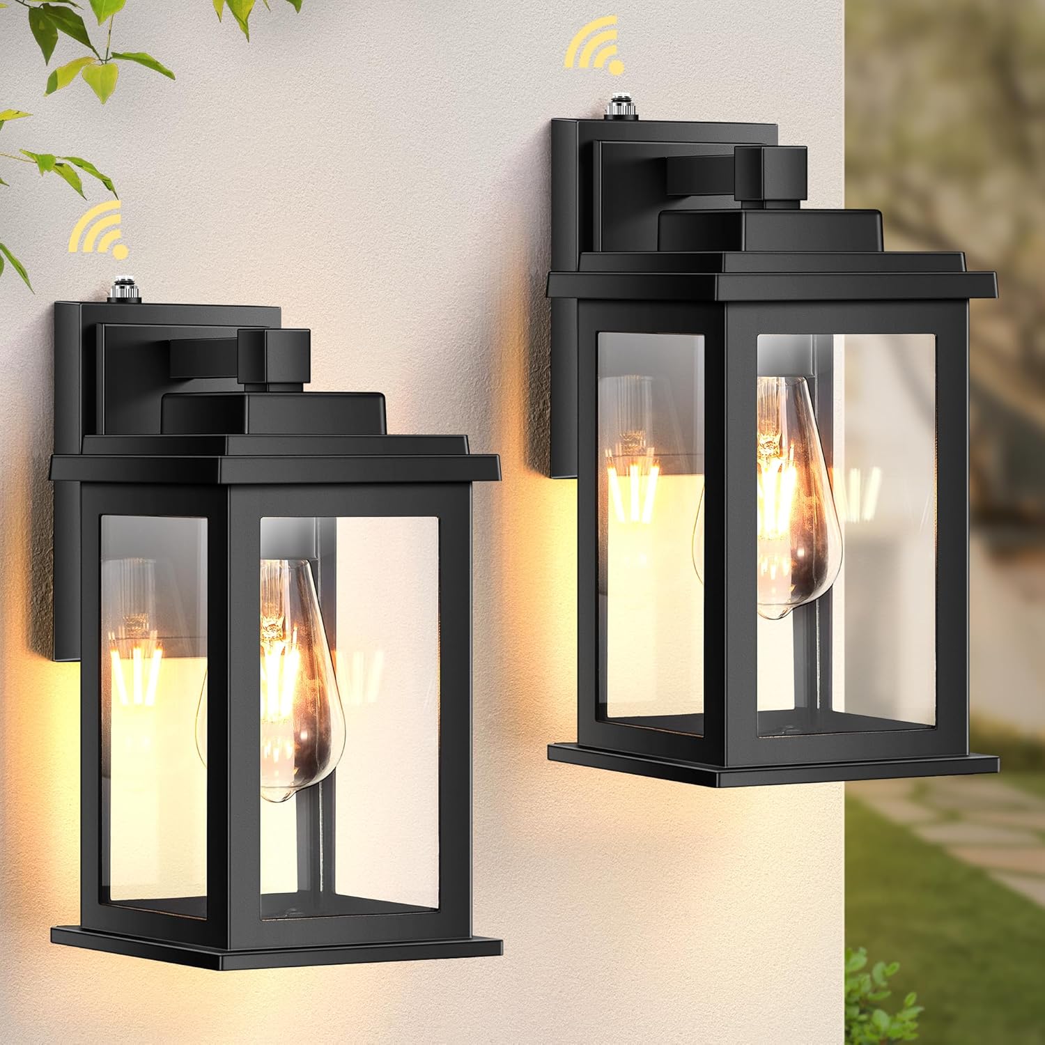 VIANIS Dusk to Dawn Outdoor Lights for House - 2 Pack
