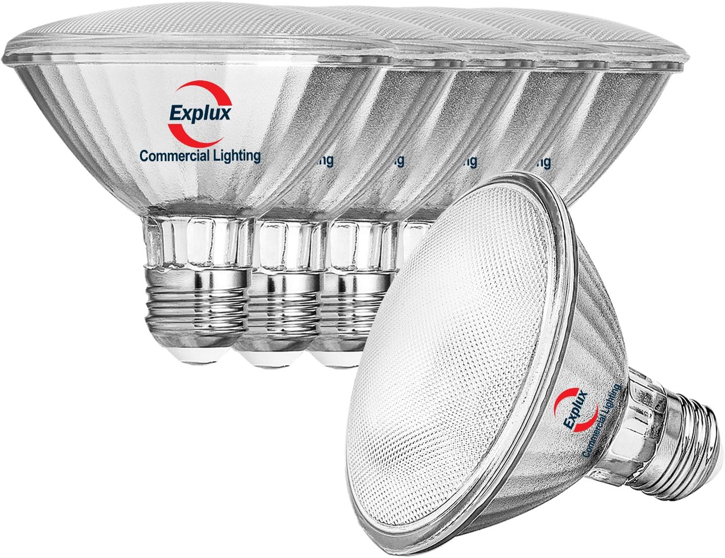 Explux Commercial-Grade LED PAR30 Short Neck Flood Light Bulbs