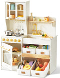 Tiny Land Play Kitchen for Kids with Enhanced Storage - Organized