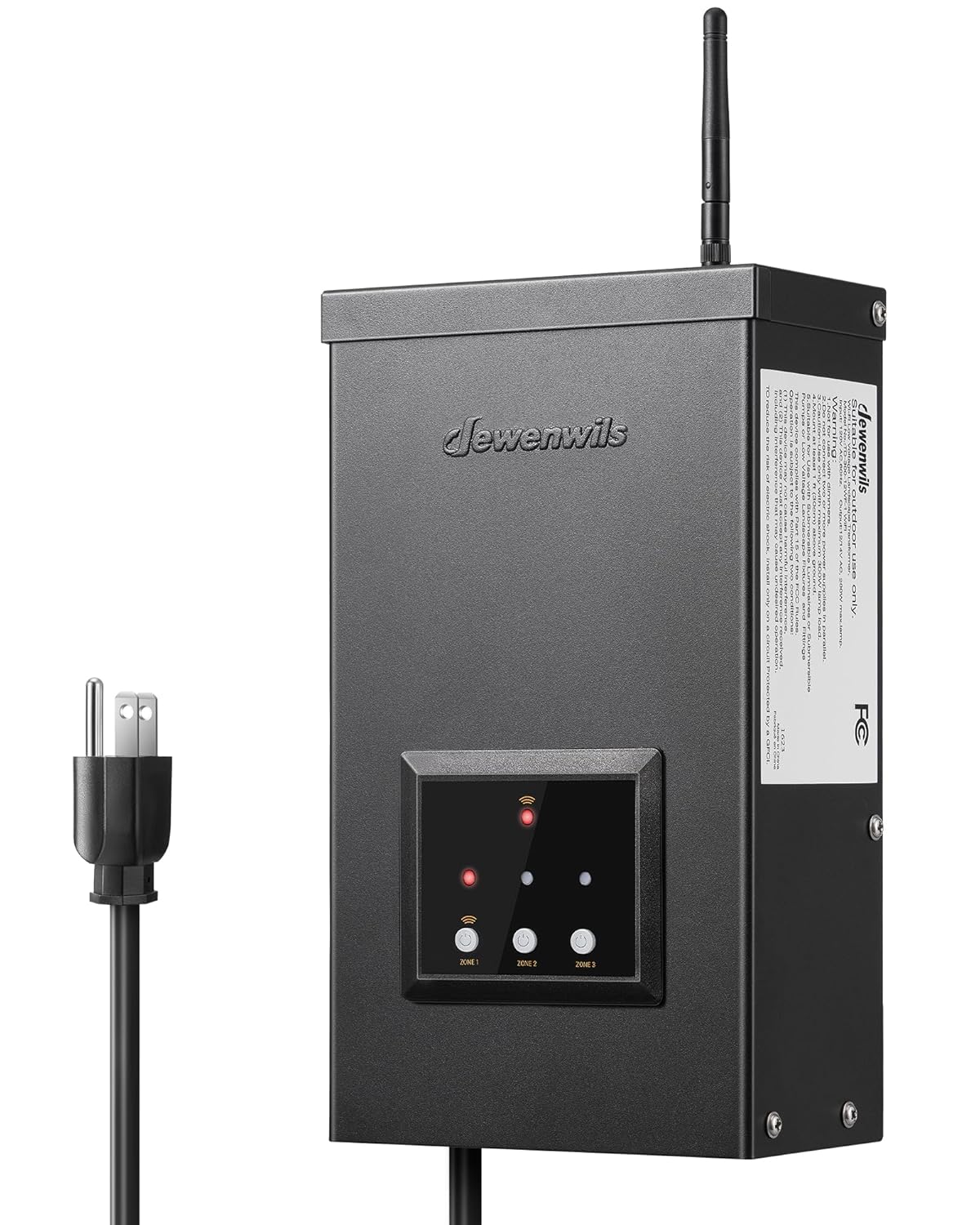 DEWENWILS Smart Low Voltage Landscape Transformer for Outdoor Use