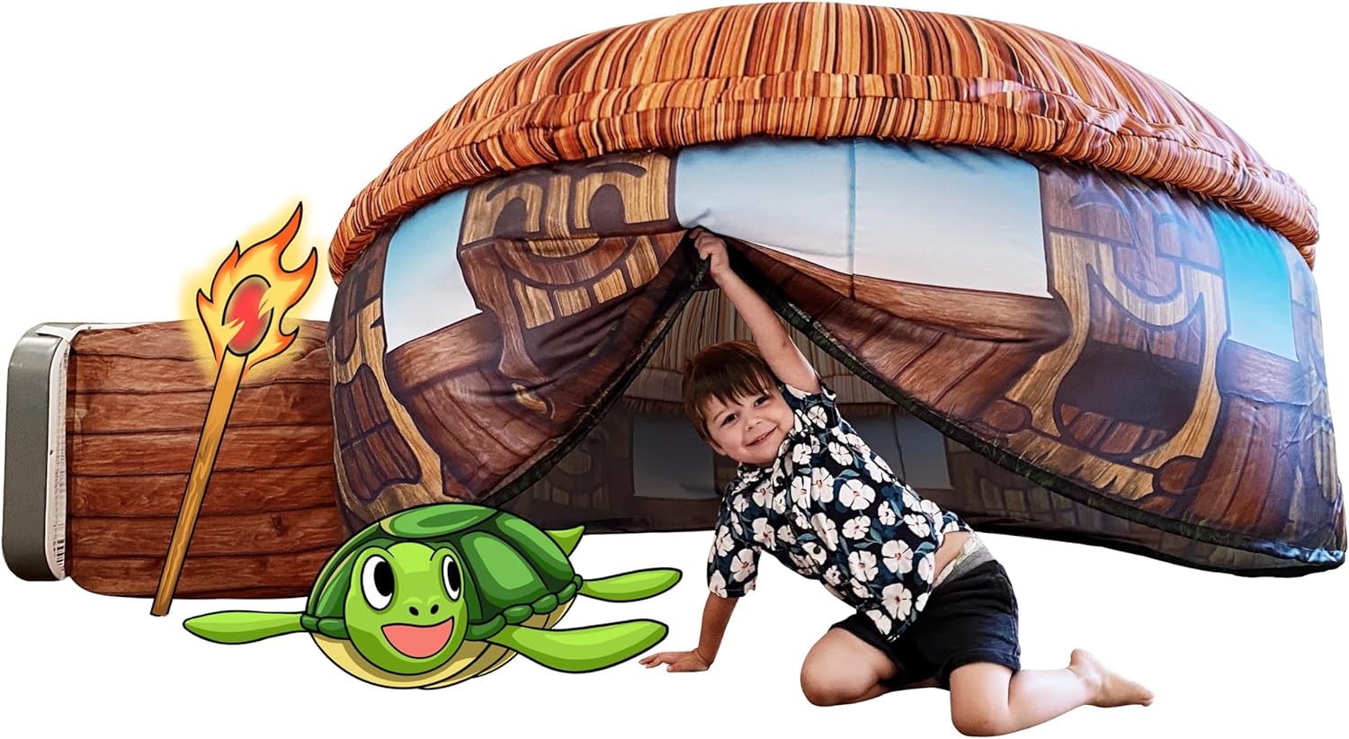 The Original Patented AirFort - Inflatable Fort for Kids Fun