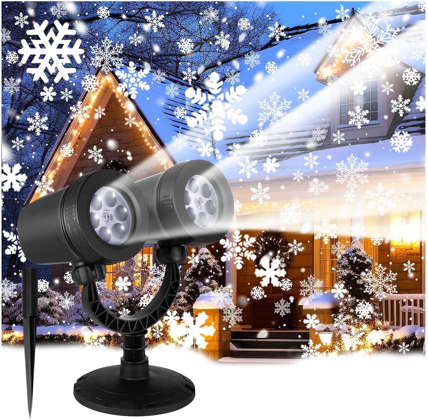 2024 Snowflake Projector: Upgrade Your Party Decor!