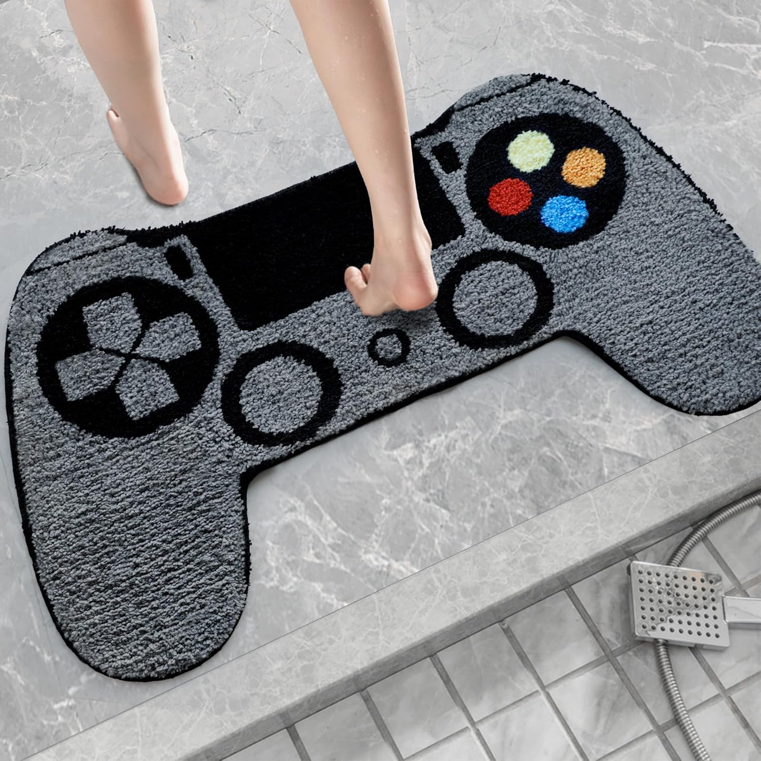 Soft Non-Slip Gamepad Bath Mat