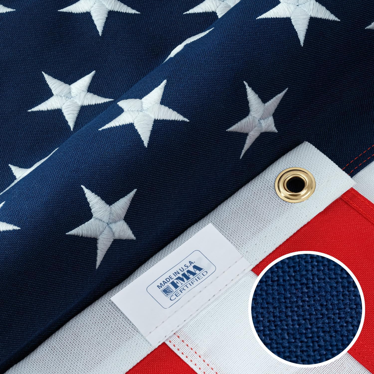 Indestructible 5x8 American Flags for Outside - Heavy Duty Quality