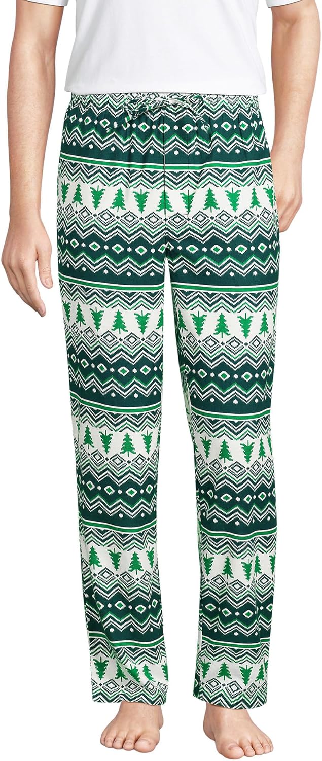 Lands' End Men's Flannel Pajama Pants for Ultimate Comfort