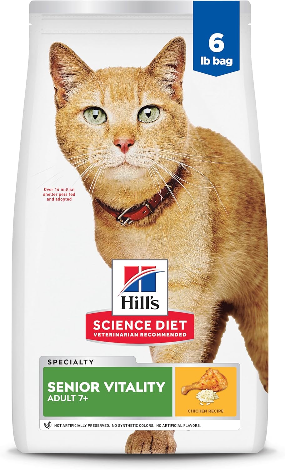 Hill's Science Diet Senior Vitality Dry Cat Food for Aging Cats