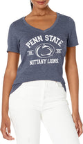 Blue 84 Women's T Shirt Tri-Blend Mascot - Soft Penn State V-Neck