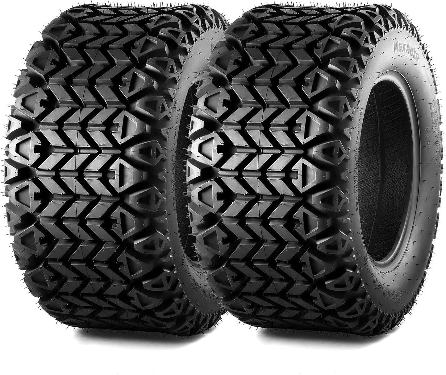 MaxAuto AT23X10.50-12 Hilly Lawn ATV Tires for All Terrain
