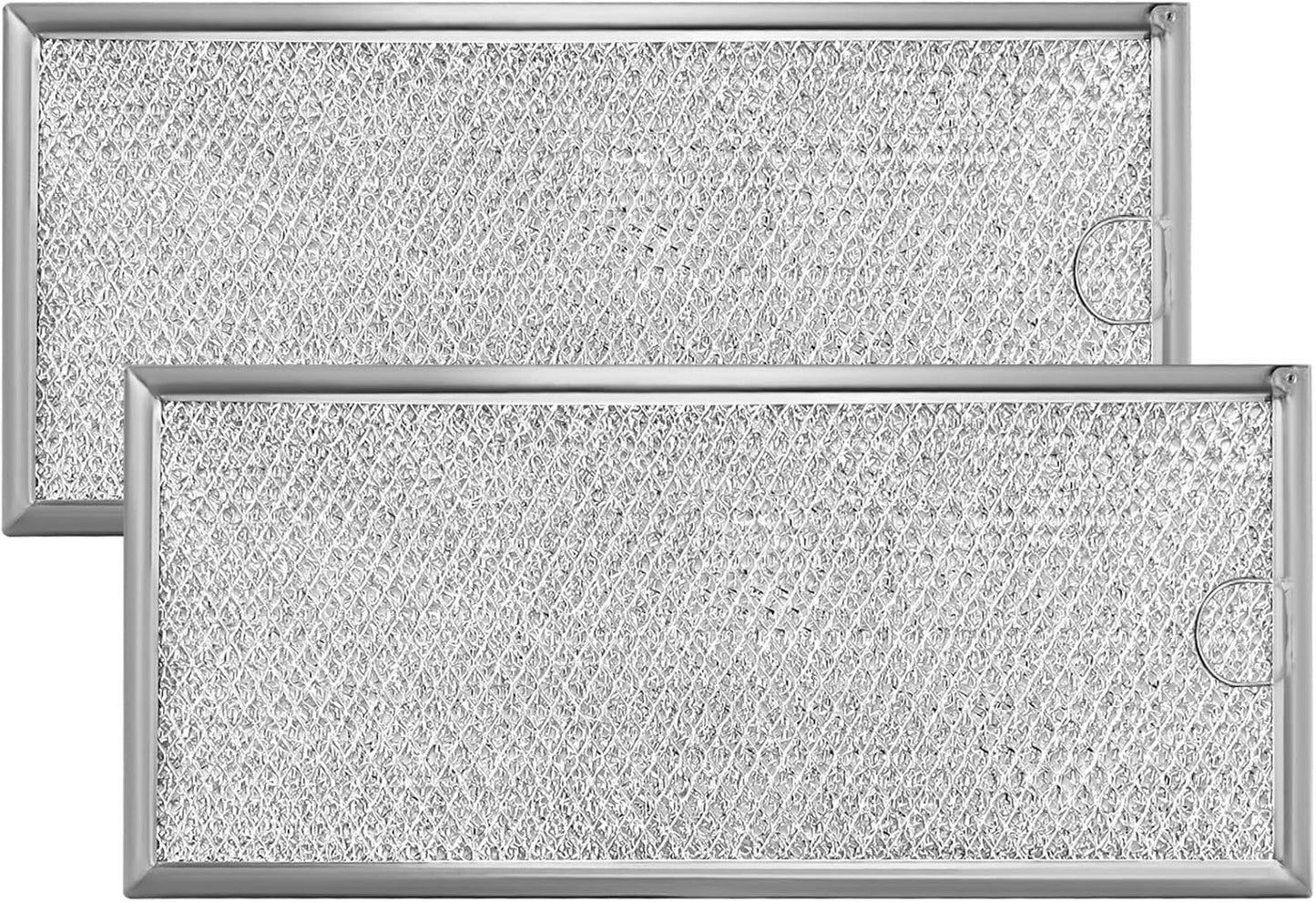 AMI PARTS 2 Pack Grease Filters for Whirlpool & GE Microwaves - WB06X10596 - 13 x 6