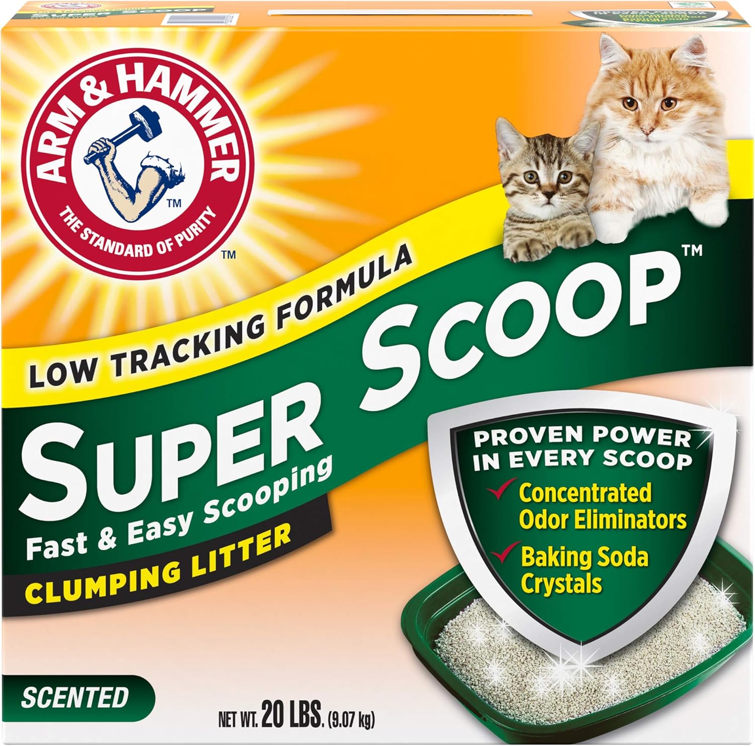 Arm & Hammer Super Scoop Clumping Litter with Fresh Scent