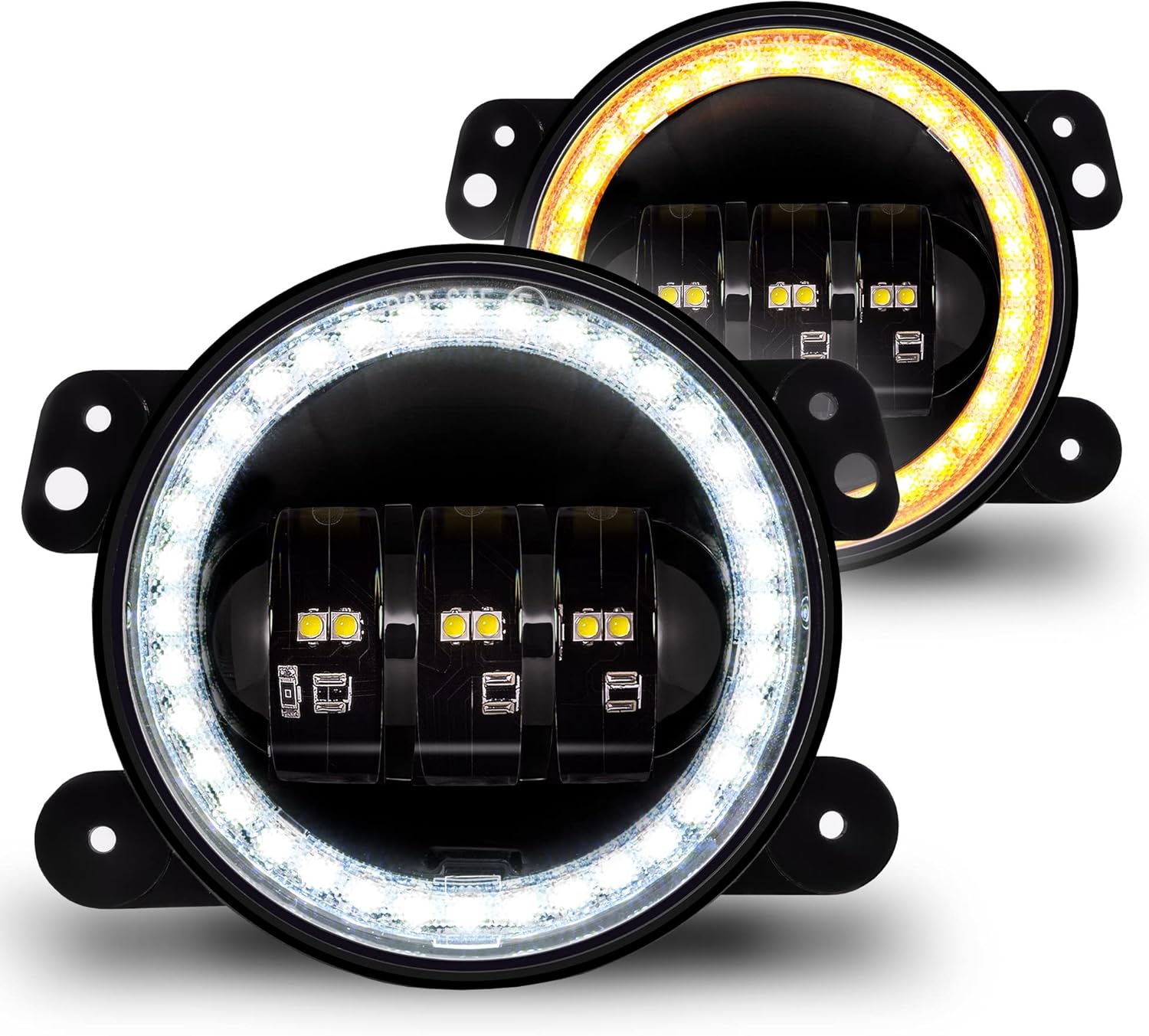 TRUE MODS 4in 60W LED Fog Lights for Jeep Wrangler JK JKU