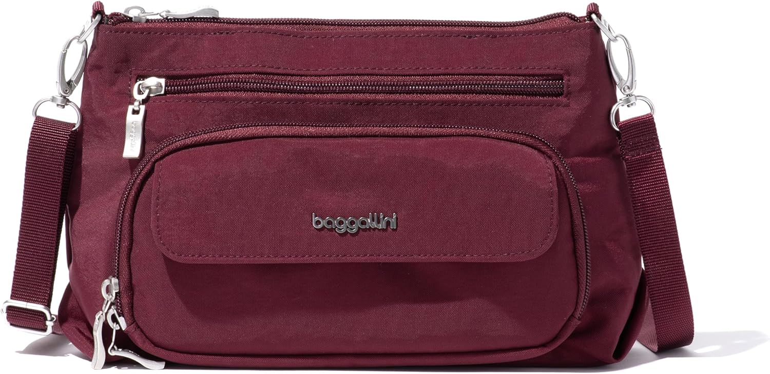 Baggallini Original Everyday Crossbody Bag with RFID Protection