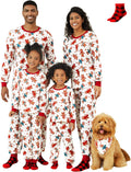 Christmas Family Matching Pajama Sets with Socks - Cozy Holiday