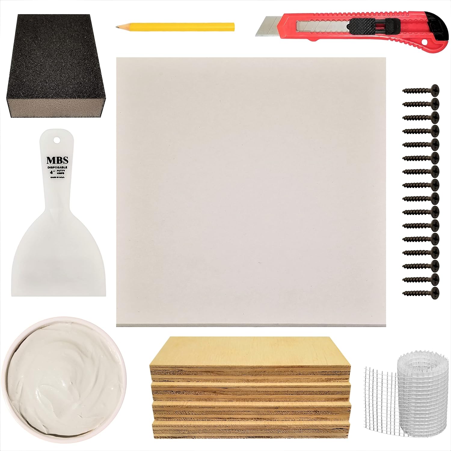 Drywall Repair Kit 24 Inch for Professional Quality Repairs
