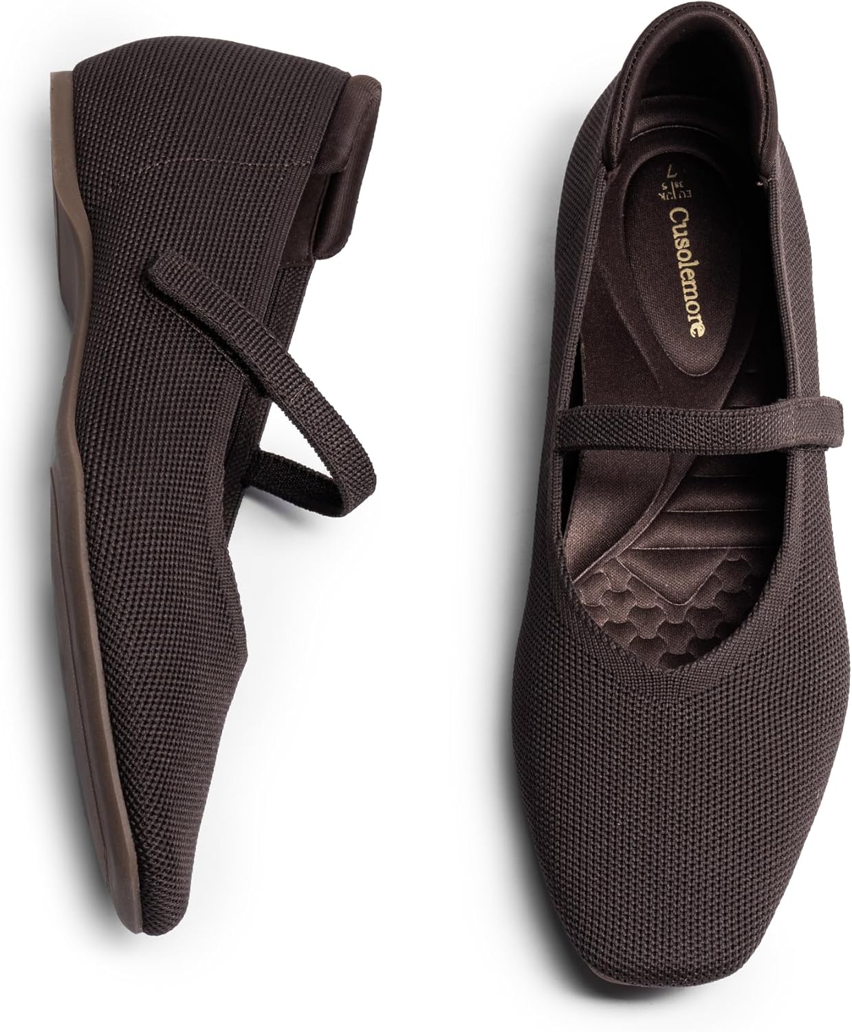 Mary Jane Flat Shoes for Women with Arch Support and Comfort