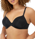 Underwire Demi T-Shirt Bra for Women - Convertible Smooth Support