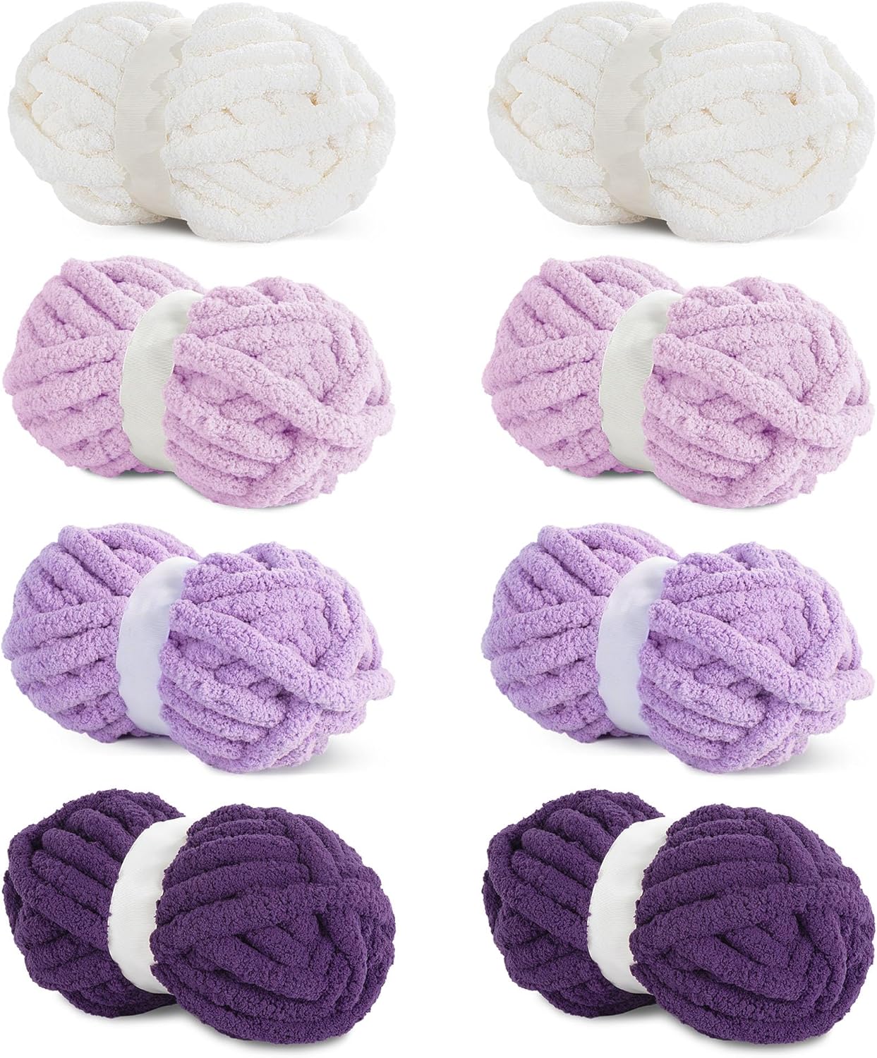 HOMBYS Chunky Yarn for Crocheting - Super Bulky Soft Yarn