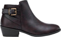 Women's Short Ankle Boots Low Heel Western Cutout Perforated Booties